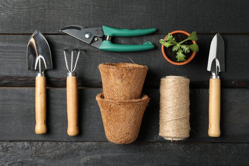 Keep Garden Tools Clean with Newspaper