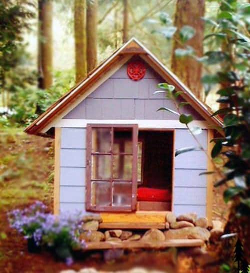 A Cozy Winter Dog House