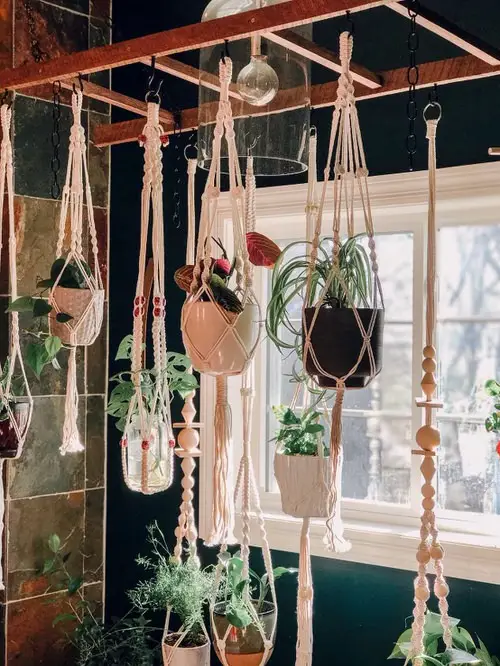 Ladder for Macrame Planters