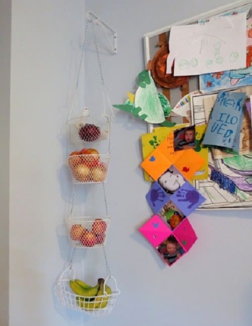 Three Tiered Hanging Wire Baskets