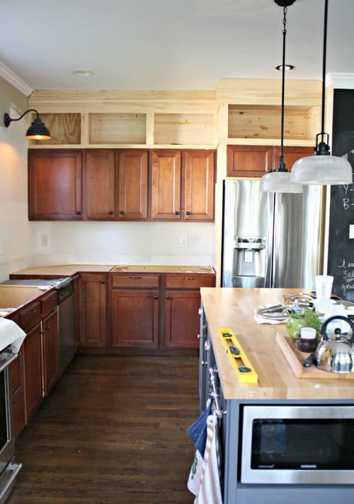 Expand the Space by Making Cabinets All the Way to the Ceiling