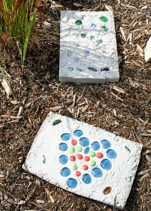 Cement Stepping Stones