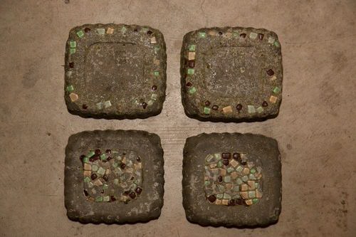 Decorative Hypertufa Stepping Stones