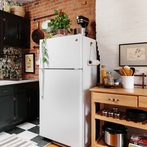 Use the Space on the Top of the Fridge