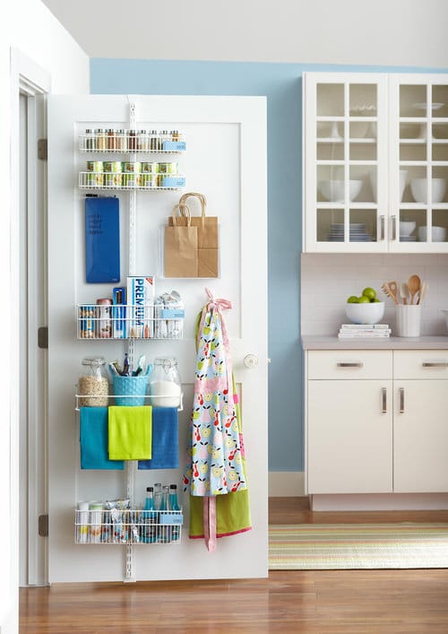 Hang Hooks Behind the Door to Hang Stuff