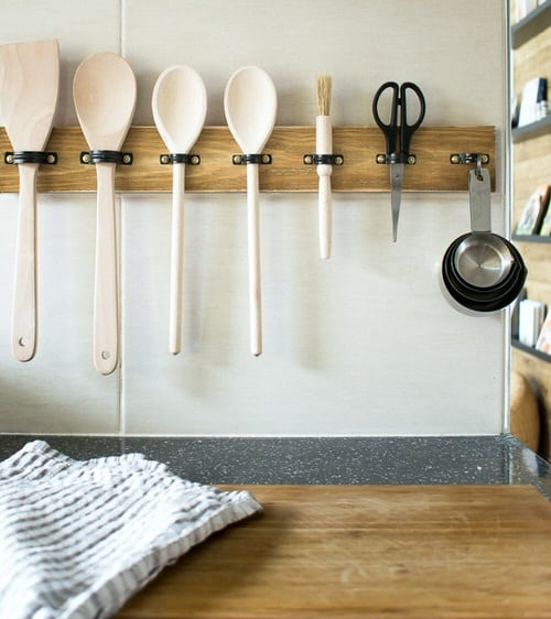 Make Clamps into a Utensil Rack