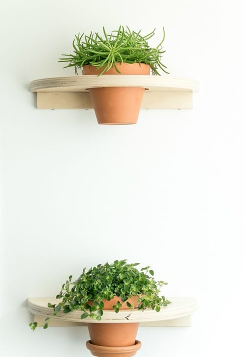 Stool Planter Shelf ideas