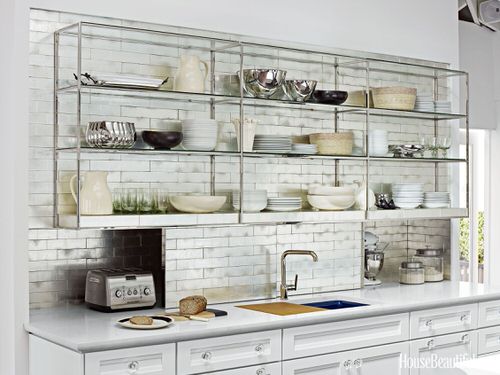 Genius Ways to Use Make Built-Ins Space Above Your Kitchen Cabinets 6