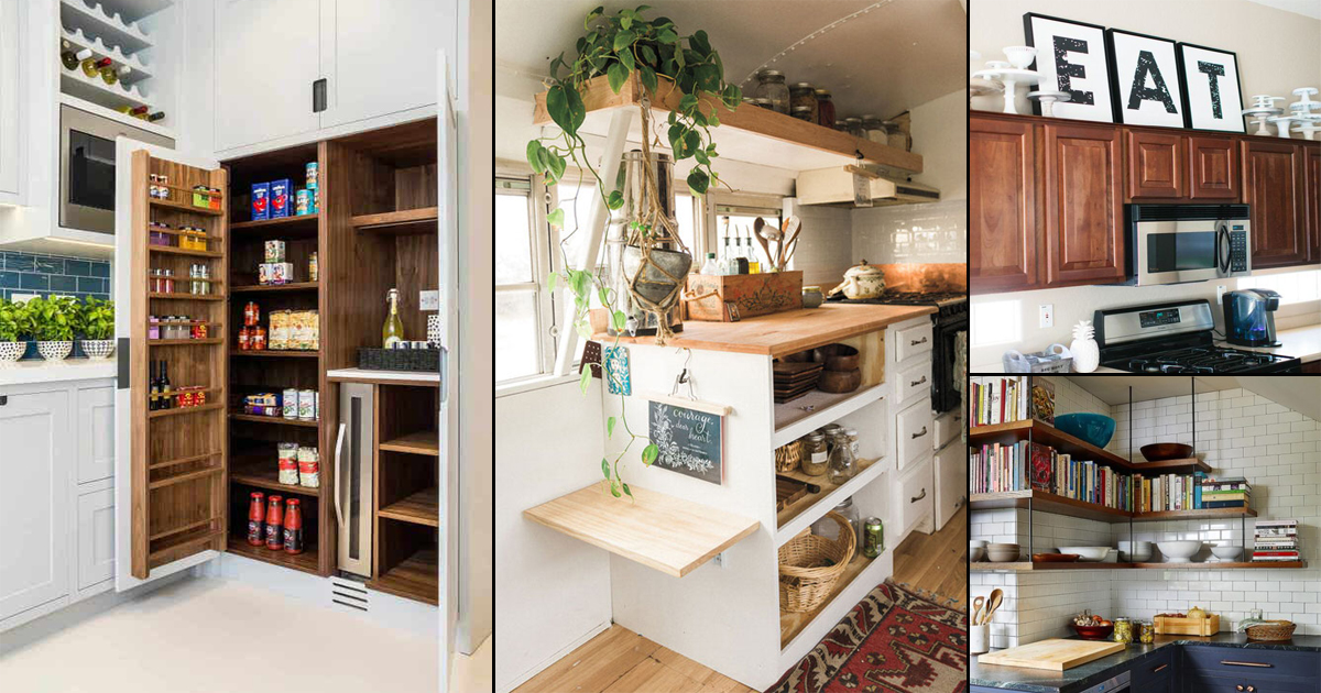21 Genius Ways to Use Space Above Your Kitchen Cabinets