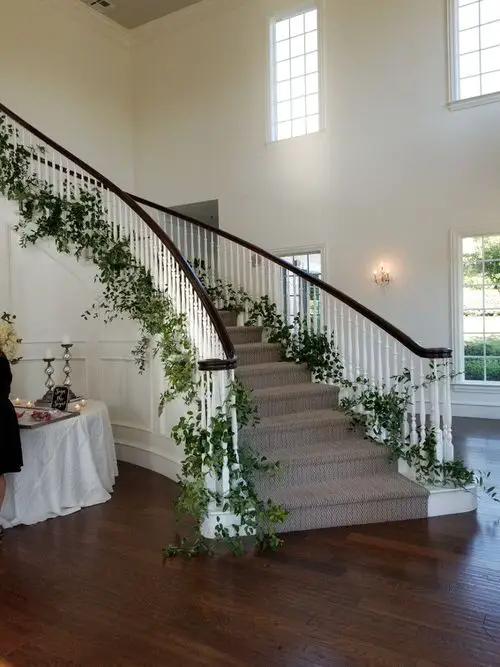 Plants on the Stair Sides