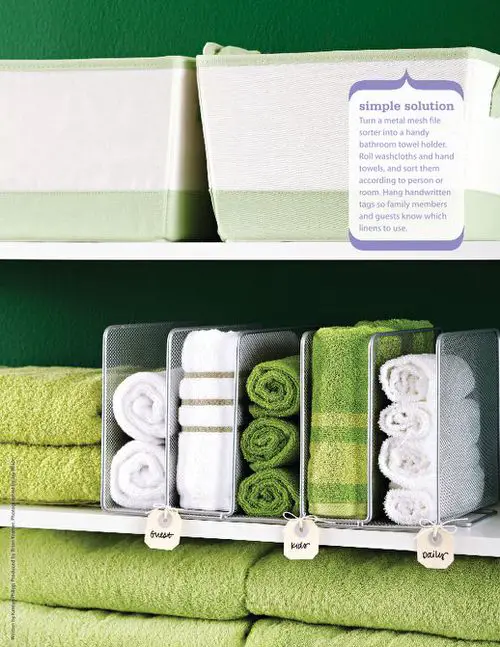 Bathroom Organizer Tips 08