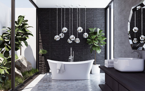 A Green Bathroom Paradise!