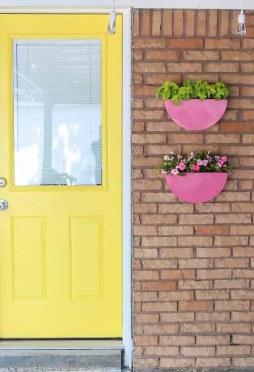 ront Door Planters for Home Entrance 18