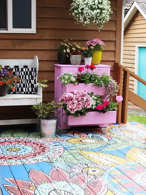 Flowers in a Drawer Planter
