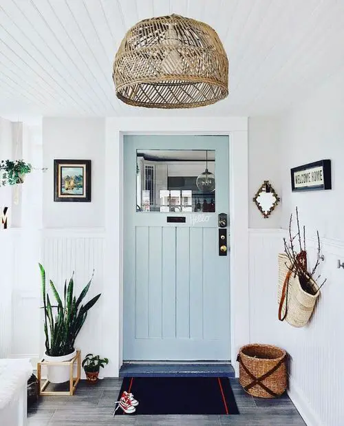 ront Door Planters for Home Entrance 26