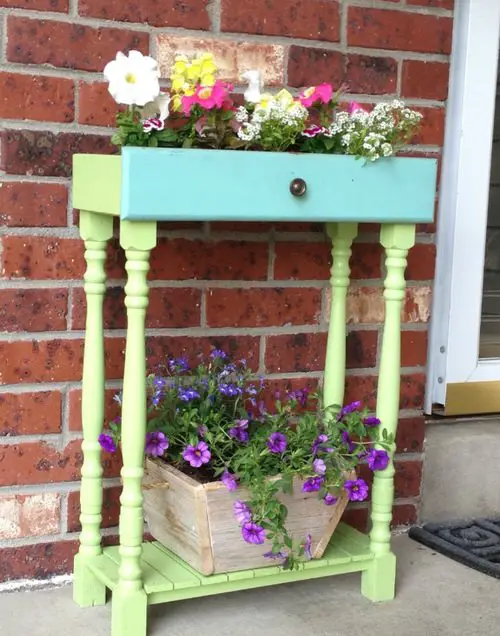 ront Door Planters for Home Entrance 06