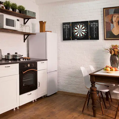 Add a Dart Board  Use Space Above Your Kitchen Cabinets 39