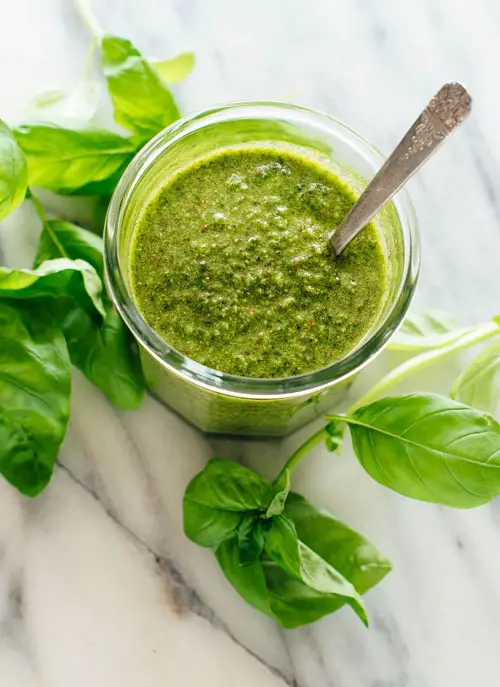 Basil Flowers Pesto                               