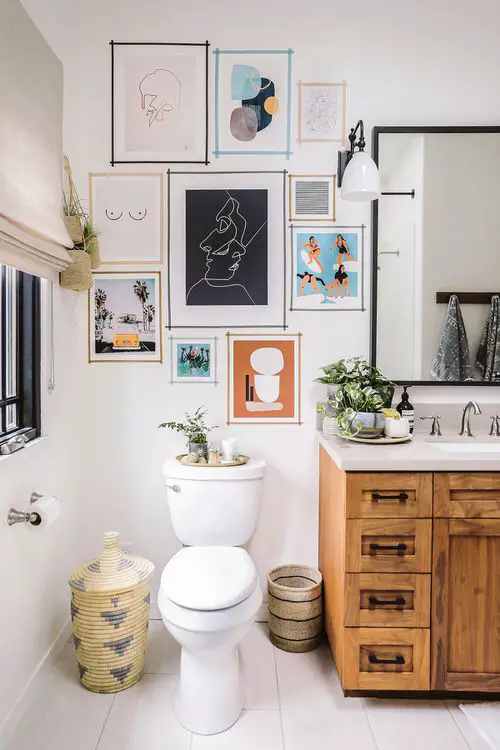  Wall Art for bathroom plant decor