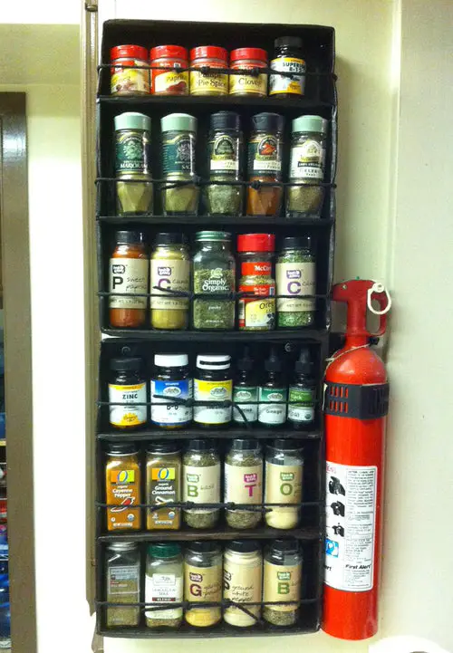 Cardboard Spice Rack | Spice rack ideas