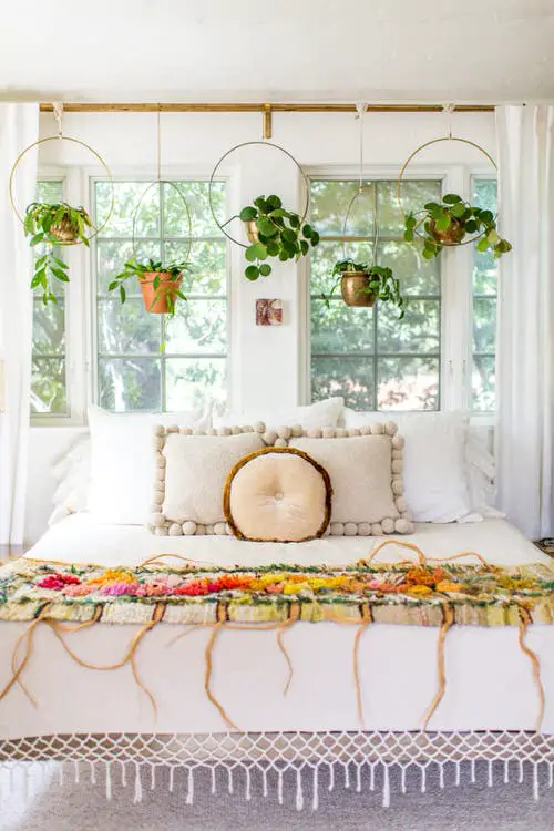 Hanging Pots with Brass Rings