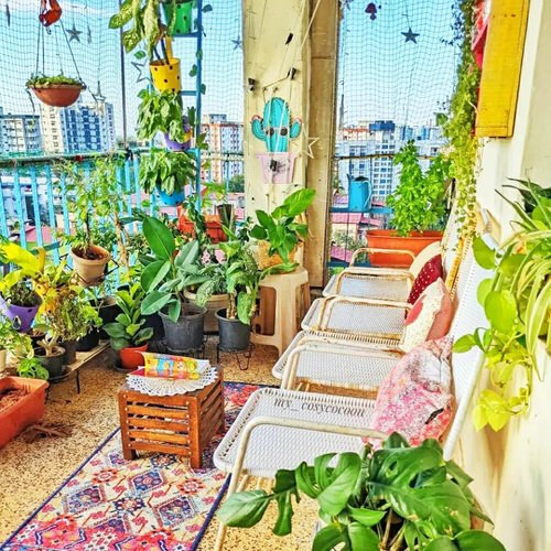 Colorful Interior Ideas with Beautiful Houseplants 31