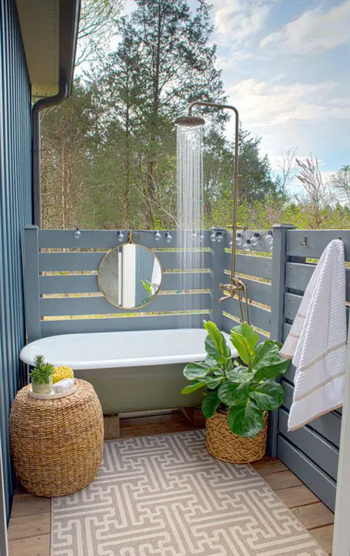 Backyard Hot Tub Privacy Ideas