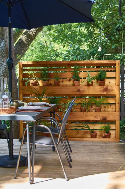 Modern, Floating Outdoor Plant Wall