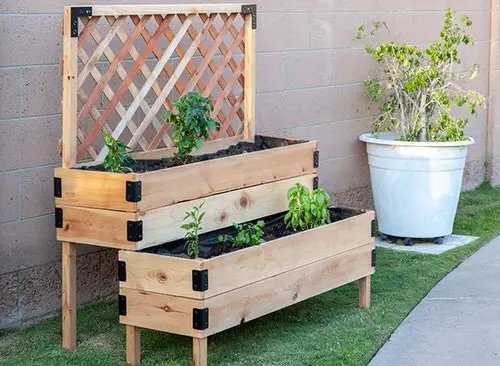 Tiered Raised Garden Bed