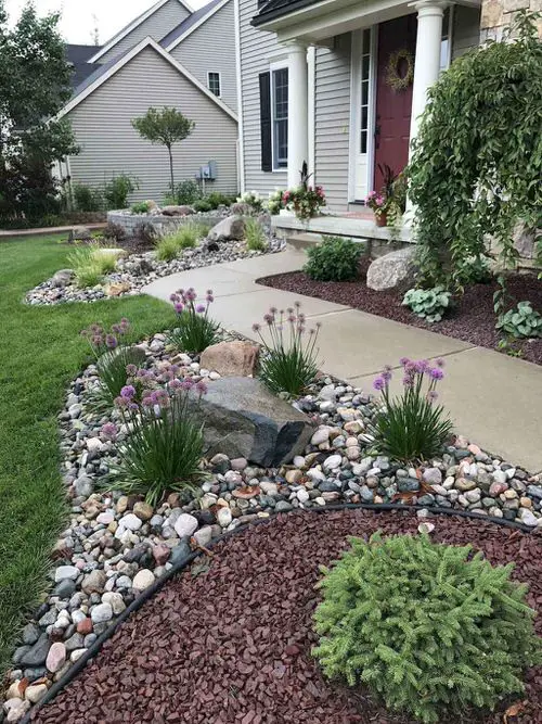 Driveway Rock Edging