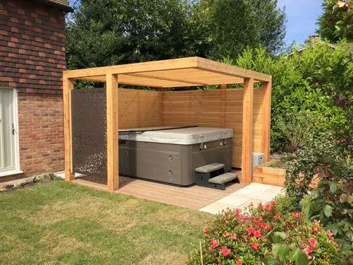 Backyard Hot Tub Privacy Ideas 12