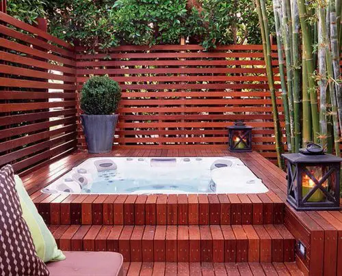 Hot Tub Privacy Ideas for Backyard 18