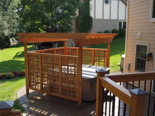 Backyard Hot Tub Privacy Ideas 11