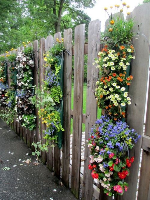 Fence Planters for privacy 14