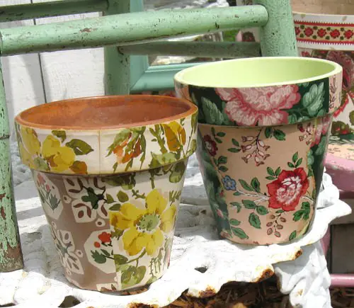 Best Decoupage Terracotta Pots 25