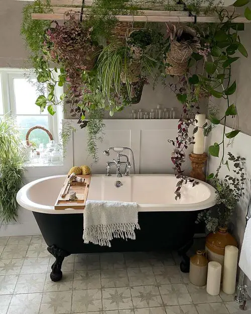 Plants in a Luxury Bathroom 23