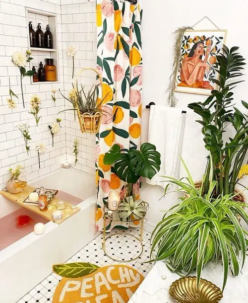 Plants in a Luxury Bathroom 39