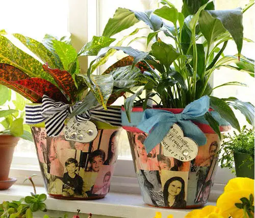 DIY Decoupage Flower Pots for Garden 15