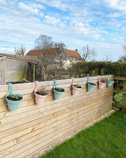 Fence Planters for privacy 14