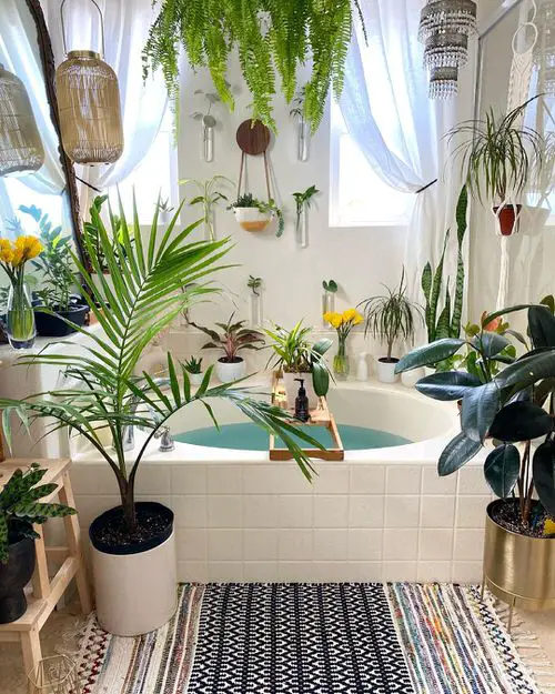 Plants in a Luxury Bathroom 3