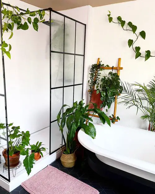Bathrooms Turned into Incredible Indoor Gardens 4