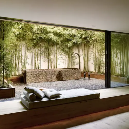 Bamboo Garden View from Bedroom