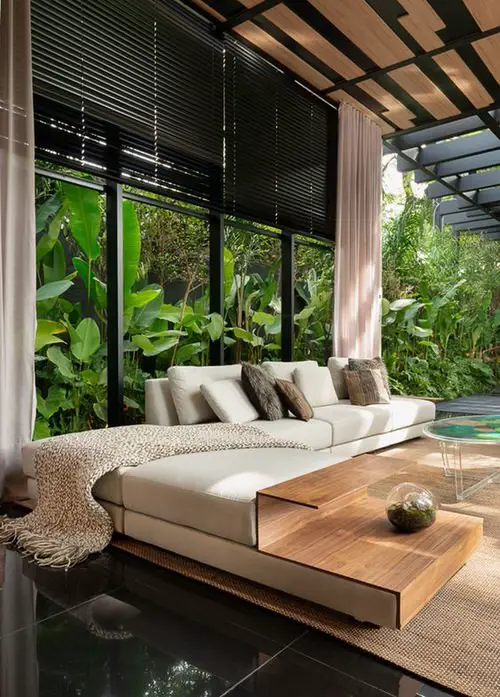 Open Bedroom with Shutters
