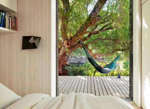 Bedroom by the Woods