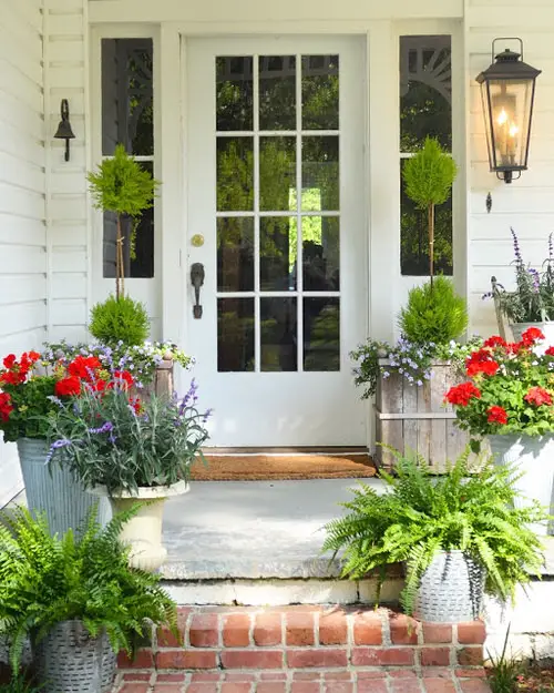 Front Porch Flower Pot Ideas 3