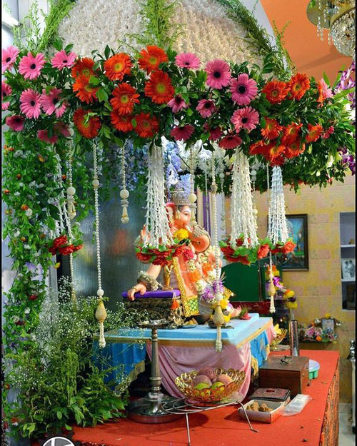 DiY Ganpati Decoration | Jhula | Swing | Palki - YouTube