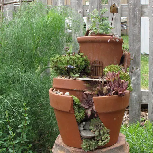 How to Turn Broken Pots into Stunning Features 15