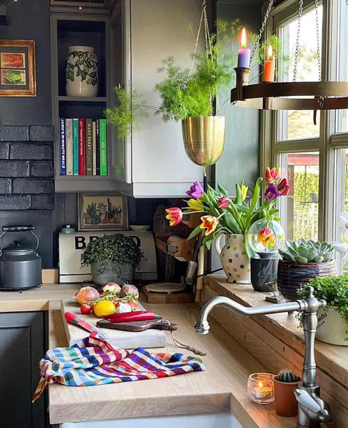 Kitchen Decor Ideas with Plants 8