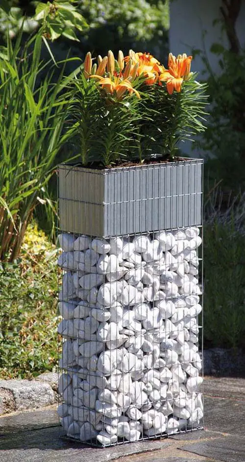 Gabion Plant Stand Design Ideas  15