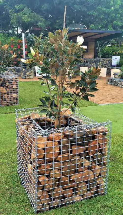 Gabion Plant Stand Design Ideas 5